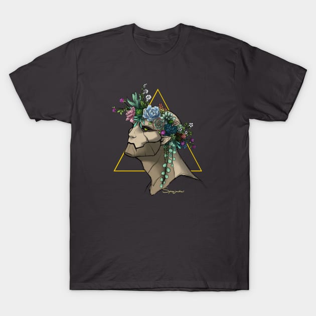 Crown of Succulents T-Shirt by Spinejackel